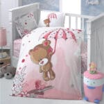 Beauty Home Σετ σεντόνια βρεφικά Art 5602 100x150 Ροζ