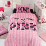 Beauty Home Σετ κουβερλί μονό Pink Art 6113 160x240 Ροζ
