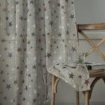 Beauty Home Κουρτίνα Art 6120 280x280 Μπεζ,Κόκκινο,Μπλε - Image 8