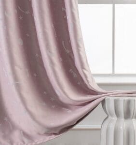 Beauty Home Κουρτίνα φωσφορίζουσα με τρέσα Art 6141 140x270 Ροζ - Image 2