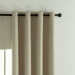 Beauty Home Κουρτίνα Full Blackout σκίασης με 8 κρίκους Soft Art 8391 Beige 140x270 Άμμου - Image 5
