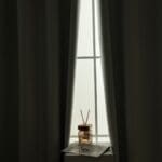 Beauty Home Κουρτίνα Full Blackout σκίασης με 8 κρίκους Soft Art 8391 Ice-Ecru 140x270 Πάγου - Image 11