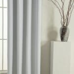 Beauty Home Κουρτίνα Full Blackout σκίασης με 8 κρίκους Soft Art 8391 Ice-Ecru 140x270 Πάγου - Image 3