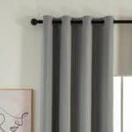Beauty Home Κουρτίνα Full Blackout σκίασης με 8 κρίκους Soft Art 8391 Grey-11 140x270 Γκρι - Image 4