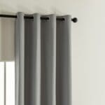 Beauty Home Κουρτίνα Full Blackout σκίασης με 8 κρίκους Soft Art 8391 Grey-11 140x270 Γκρι - Image 5
