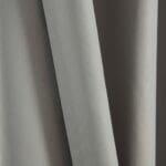 Beauty Home Κουρτίνα Full Blackout σκίασης με 8 κρίκους Soft Art 8391 Grey-11 140x270 Γκρι - Image 7