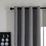 Beauty Home Κουρτίνα Full Blackout σκίασης με 8 κρίκους Elite Art 8392 Grey-Νο7 140x270 Σκούρο Γκρι - Image 3