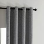 Beauty Home Κουρτίνα Full Blackout σκίασης με 8 κρίκους Elite Art 8392 Grey-Νο7 140x270 Σκούρο Γκρι - Image 4