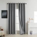 Beauty Home Κουρτίνα Full Blackout σκίασης με 8 κρίκους Elite Art 8392 Grey-Νο7 140x270 Σκούρο Γκρι - Image 6