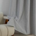 Beauty Home Κουρτίνα Full Blackout σκίασης με 8 κρίκους Elite Art 8392 Light Grey-Νο3 140x270 Ασημί - Image 8