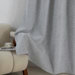 Beauty Home Κουρτίνα Full Blackout σκίασης με 8 κρίκους Elite Art 8392 Silver-Νο4 140x270 Γκρι - Image 8