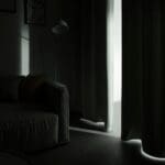 Beauty Home Κουρτίνα Blackout σκίασης με 8 κρίκους Ideal Art 8400 140x270 Γκρι - Image 4