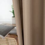 Beauty Home Ύφασμα κουρτίνας με το μέτρο μεσαίας σκίασης Effect Art 8443 Φ320 Μπεζ - Image 8