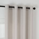Beauty Home Κουρτίνα μεσαίας σκίασης με 8 μεταλλικούς κρίκους Effect Art 8443 140x270 Εκρού - Image 6