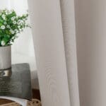 Beauty Home Κουρτίνα μεσαίας σκίασης με 8 μεταλλικούς κρίκους Effect Art 8443 140x270 Εκρού - Image 7
