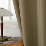 Beauty Home Ύφασμα κουρτίνας με το μέτρο μεσαίας σκίασης Effect Art 8443 Φ320 Λαδί - Image 10