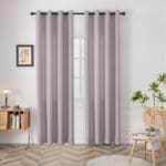 Beauty Home Ύφασμα κουρτίνας με το μέτρο μεσαίας σκίασης Effect Art 8443 Φ320 Ασημί