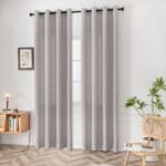 Beauty Home Ύφασμα κουρτίνας με το μέτρο μεσαίας σκίασης Effect Art 8443 Φ320 Ασημί - Image 2