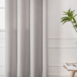 Beauty Home Ύφασμα κουρτίνας με το μέτρο μεσαίας σκίασης Effect Art 8443 Φ320 Ασημί - Image 5