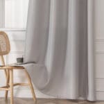 Beauty Home Ύφασμα κουρτίνας με το μέτρο μεσαίας σκίασης Effect Art 8443 Φ320 Ασημί - Image 7