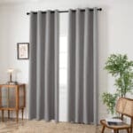 Beauty Home Ύφασμα κουρτίνας με το μέτρο Blackout jacquard σκίασης Glare Art 8444 Φ280 Γκρι - Image 2