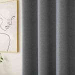 Beauty Home Κουρτίνα Full Blackout σκίασης με 8 κρίκους Total Art 8446 140x270 Ανθρακίτης - Image 4