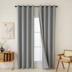 Beauty Home Ύφασμα κουρτίνας με το μέτρο Full Blackout σκίασης Total Art 8446 Φ280 Γκρι - Image 8