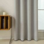 Beauty Home Ύφασμα κουρτίνας με το μέτρο Full Blackout σκίασης Total Art 8446 Φ280 Ασημί - Image 4