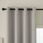 Beauty Home Ύφασμα κουρτίνας με το μέτρο Full Blackout σκίασης Total Art 8446 Φ280 Ασημί - Image 5
