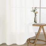 Beauty Home Κουρτίνα γάζα μονόχρωμη με 8 μεταλλικούς κρίκους Fit Art 8447 140x270 Εκρού - Image 12