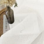 Beauty Home Κουρτίνα γάζα μονόχρωμη με 8 μεταλλικούς κρίκους Fit Art 8447 140x270 Εκρού - Image 10