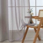 Beauty Home Ύφασμα κουρτίνας με το μέτρο γάζα Sharp Art 8448 Φ300 Αμέθυστος - Image 5