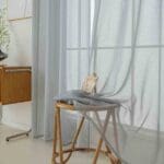 Beauty Home Ύφασμα κουρτίνας με το μέτρο γάζα Sharp Art 8448 Φ300 Γκρι - Image 4
