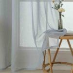 Beauty Home Ύφασμα κουρτίνας με το μέτρο γάζα Sharp Art 8448 Φ300 Γκρι - Image 6