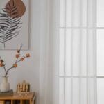 Beauty Home Ύφασμα κουρτίνας με το μέτρο γάζα Sharp Art 8448 Φ300 Εκρού - Image 2