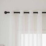 Beauty Home Κουρτίνα γάζα μονόχρωμη με 8 μεταλλικούς κρίκους Sharp Art 8448 140x270 Εκρού - Image 5