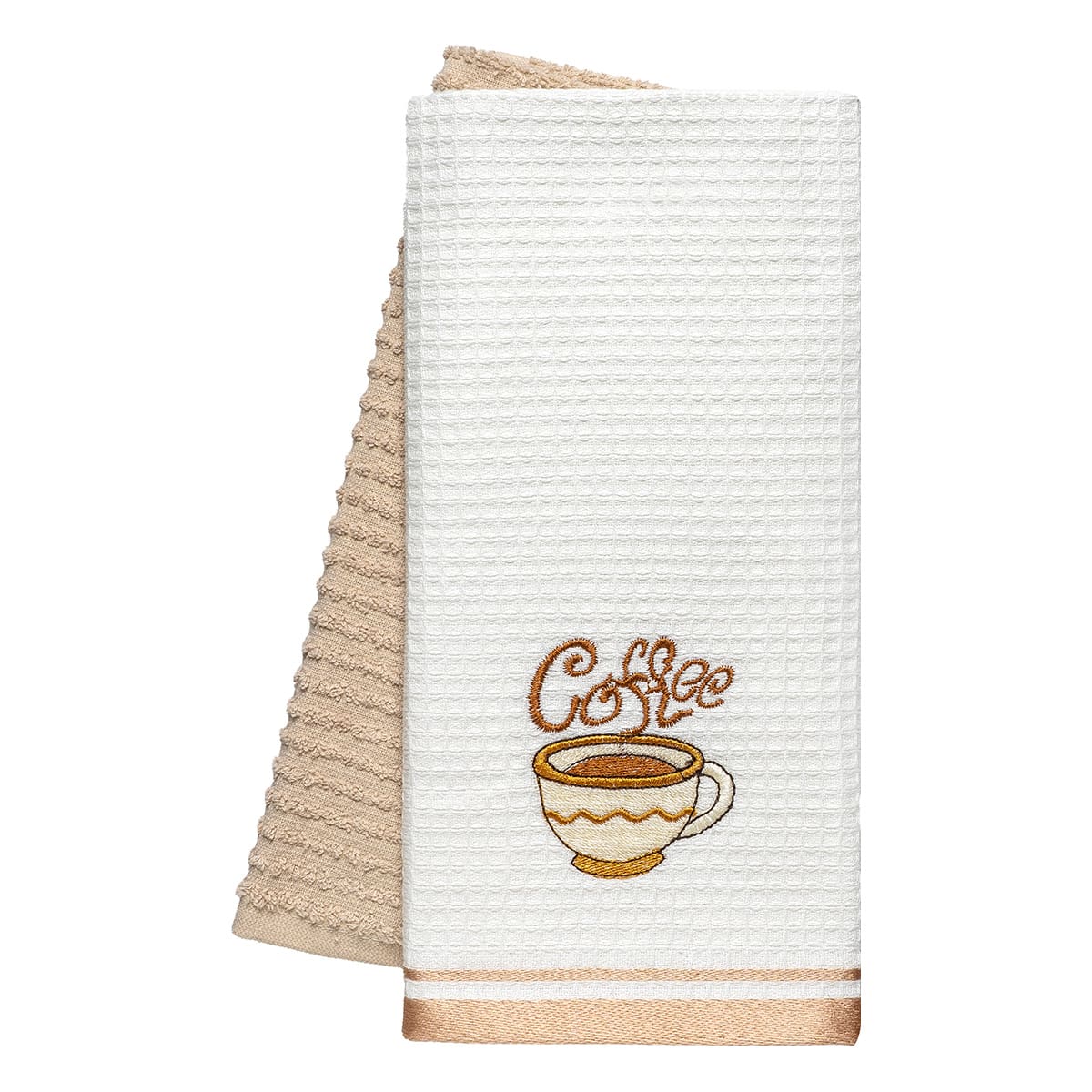 Beauty Home Ποτηρόπανα σετ 2τμχ Coffe Art 8810 40x60 Μπεζ Beauty Home Ποτηρόπανα σετ 2τμχ Coffe Art 8810 40x60 Μπεζ