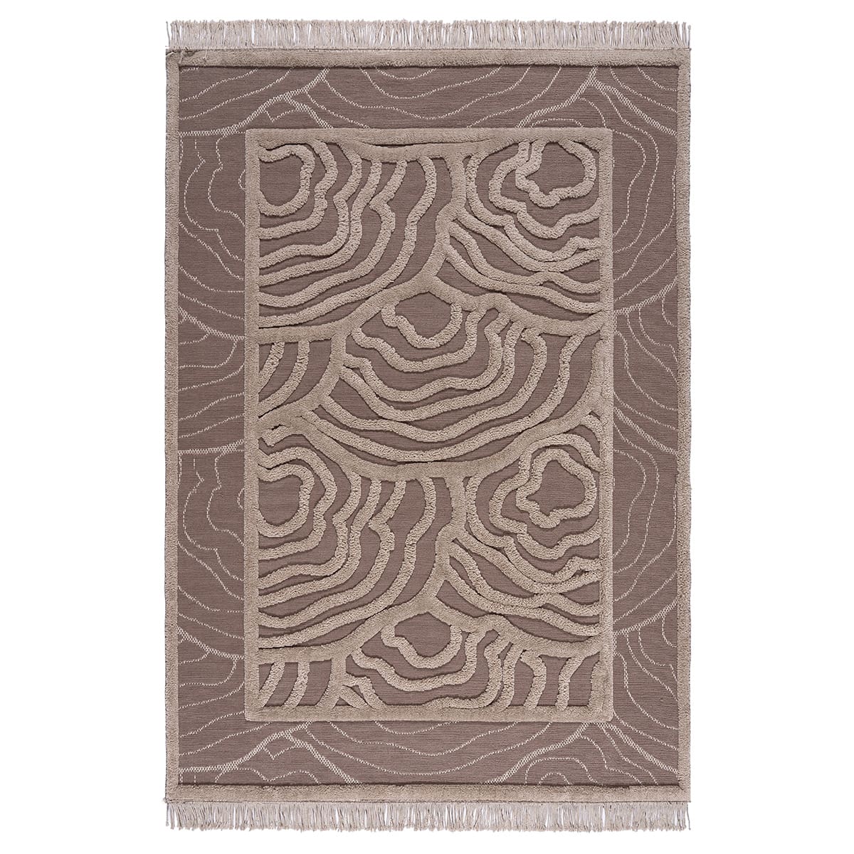 Beauty Home Χαλί Noir Art 9434 165x230 Beige Μπεζ