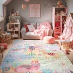 Beauty Home Χαλί παιδικό Fun Art 9587 135x180 Λιλά - Image 2