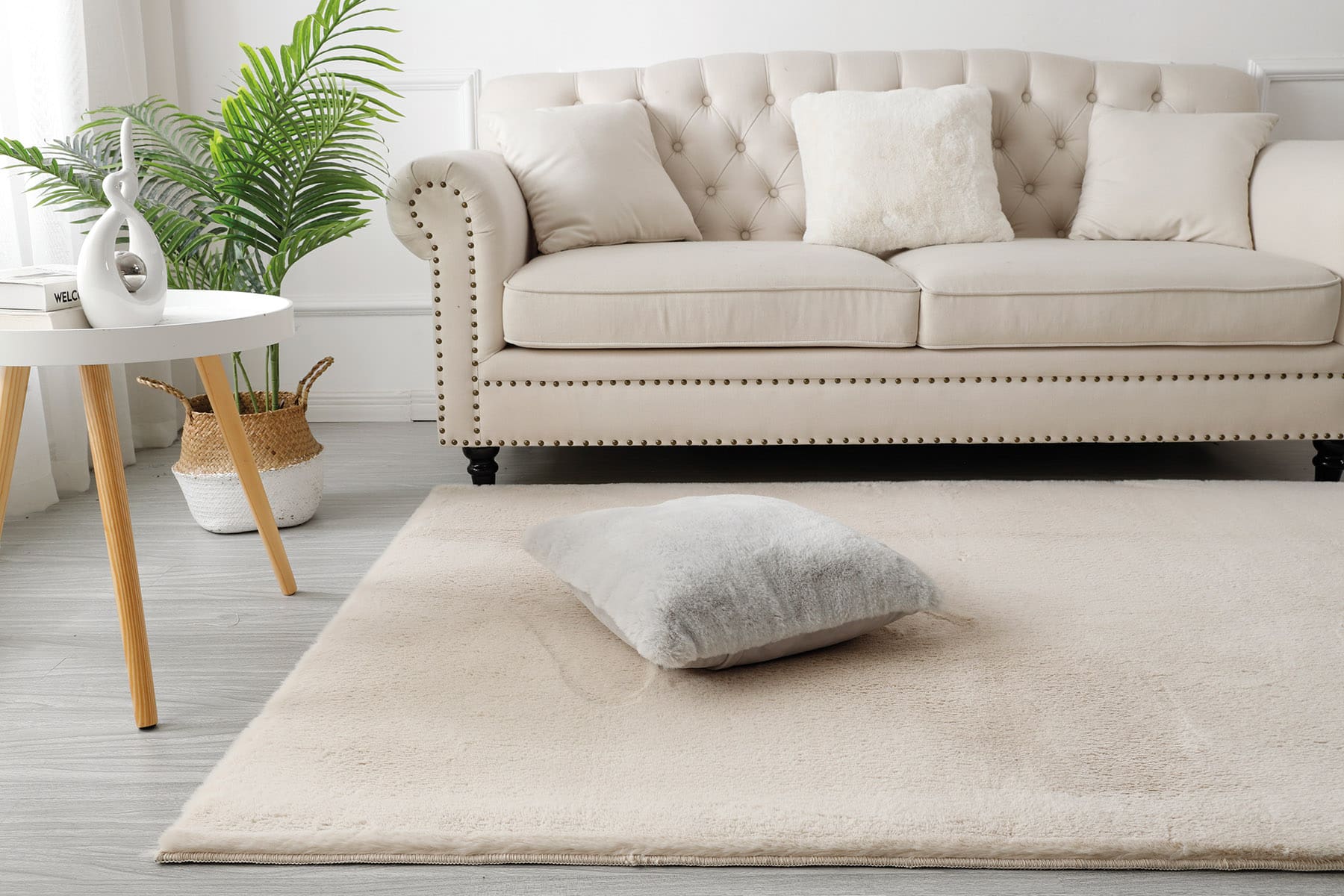 Beauty Home Χαλί Rabbit Art 9641 Εκρού