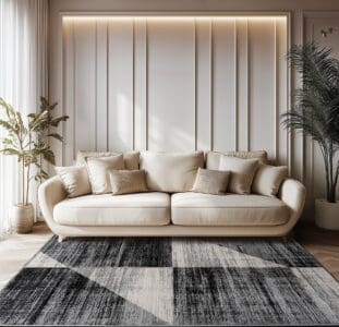 Beauty Home Χαλί Serena Art 9839 160x230 Γκρι - Image 2