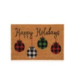 ΧΡΙΣΤΟΥΓΕΝΝΙΑΤΙΚΟ ΤΑΠΕΤΟ ΕΙΣΟΔΟΥ HAPPY HOLIDAYS 40X60 NEF-NEF HOMEWARE