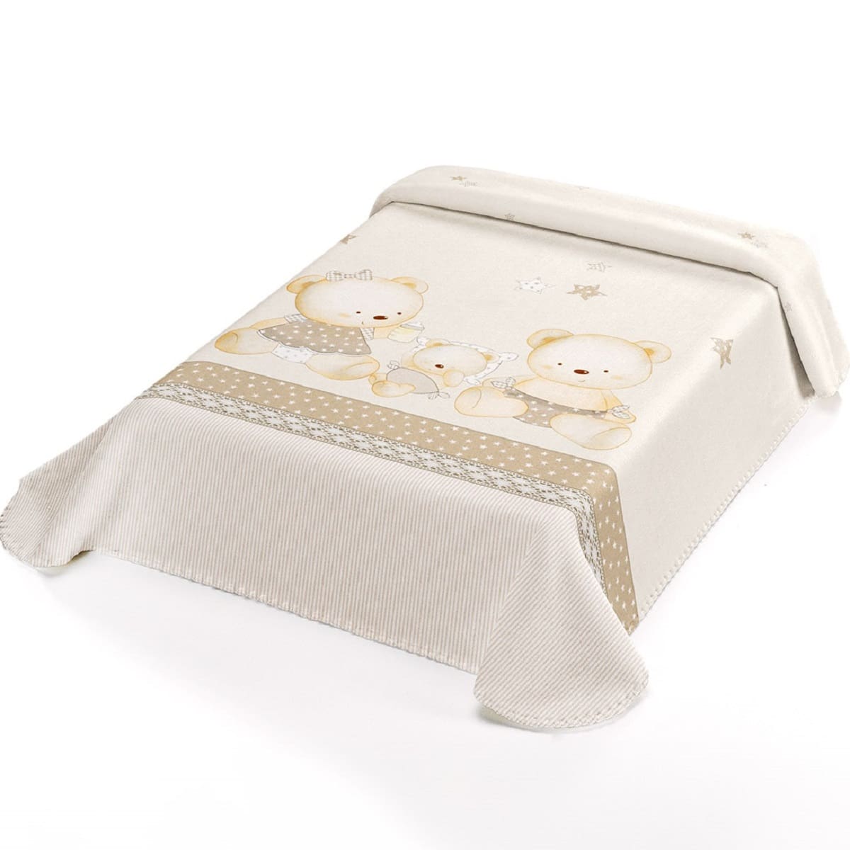 ΚΟΥΒΕΡΤΑ ΙΣΠΑΝΙΑΣ ΚΟΥΝΙΑΣ 110X140 BELPLA STER 663 BEIGE