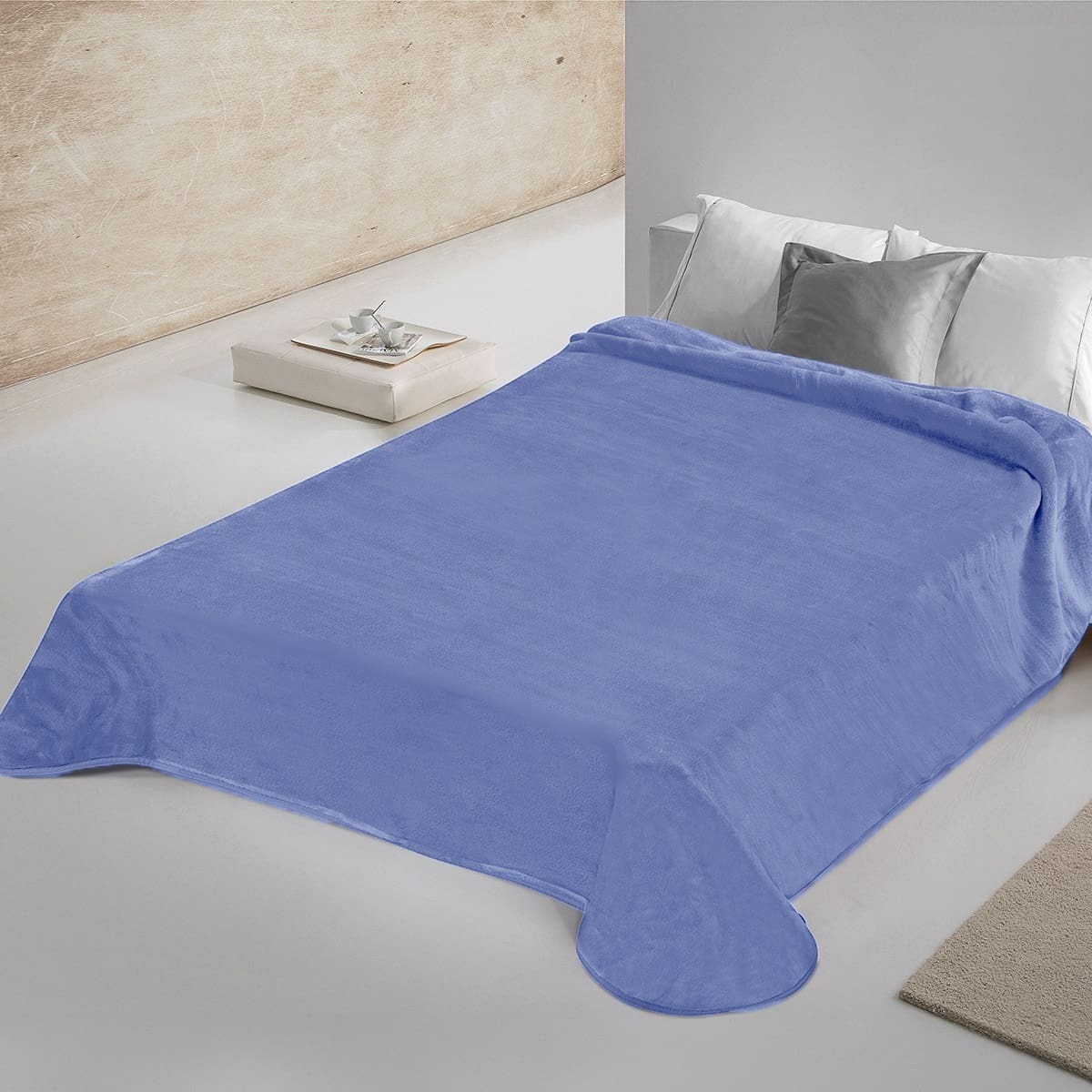 ΚΟΥΒΕΡΤΑ ΜΟΝΗ 160X220 ADAM HOME 700 BLUE