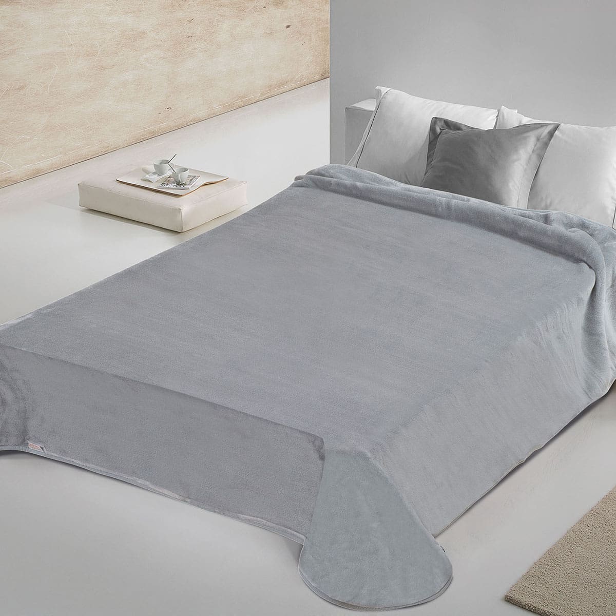 ΚΟΥΒΕΡΤΑ ΜΟΝΗ 160X220 ADAM HOME 700  GREY