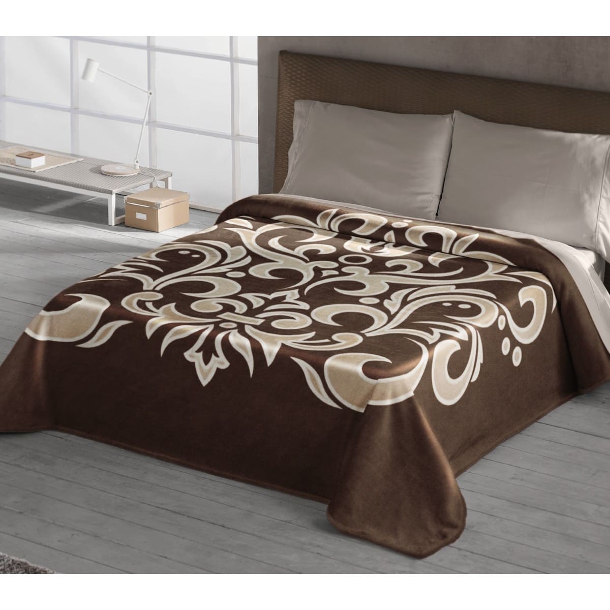 ΚΟΥΒΕΡΤΑ ΙΣΠΑΝΙΑΣ ΥΠΕΡΔΙΠΛΗ 220Χ240 BELPLA STER 289 BEIGE