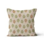 Beauty Home ΜΑΞΙΛΑΡΟΘΗΚΗ ΠΡΑΣΙΝΑ-ΚΑΦΕ ΦΥΛΛΑ   45 x 45 cm   ΘΗΚΗ - Image 2