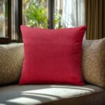 Beauty Home Μαξιλαροθήκη ΒΕΛΟΥΔΟ PREMIUM ΚΟΚΚΙΝΟ   40 x 40 cm - Image 2