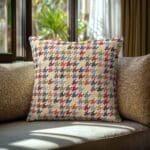 Beauty Home Μαξιλαροθήκη ΣΤΟΦΑ PIED DE ΠΟΛΥΧΡΩΜΟ   40 x 40 cm - Image 2