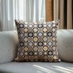 Beauty Home ΜΑΞΙΛΑΡΟΘΗΚΗ ΣΤΟΦΑ ROUND CIRCLE LUXURY   40 x 40 cm - Image 2